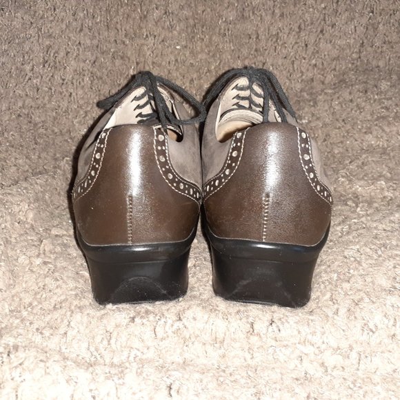 FINN COMFORT-Eureka-Brown Leather Brogue Wingtip Oxfords-5.5 UK-7.5 US-Excellent - Picture 5 of 8